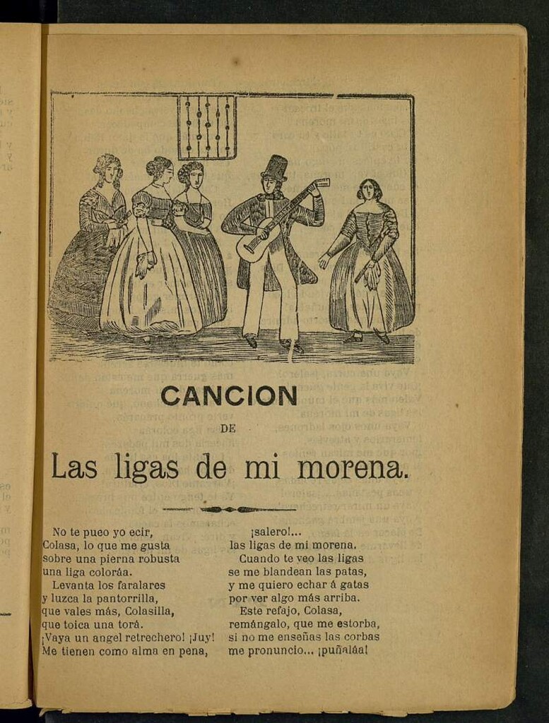 Miniatura de Canción de las ligas de mi morena ; : Bonito tango títulado Las toreras de verano