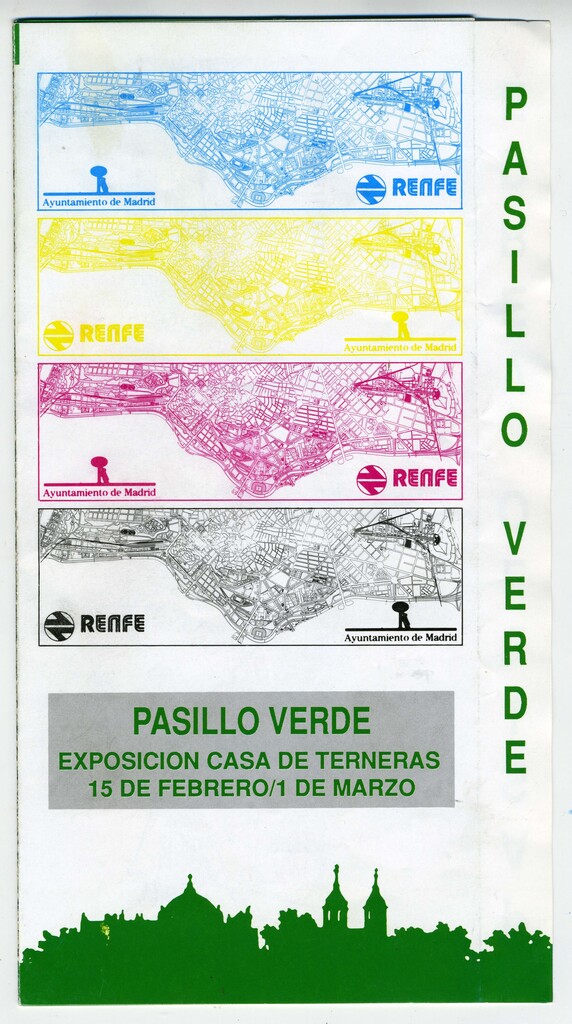 Miniatura de Folleto de la exposición Pasillo Verde Ferroviario