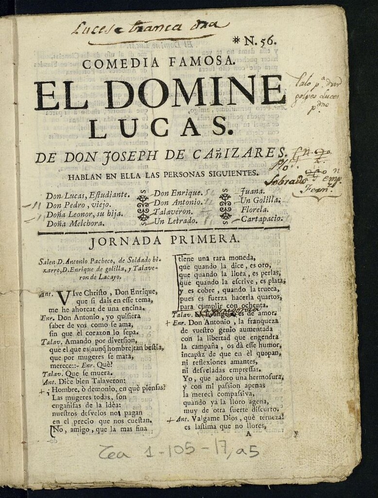 Miniatura de El Domine Lucas