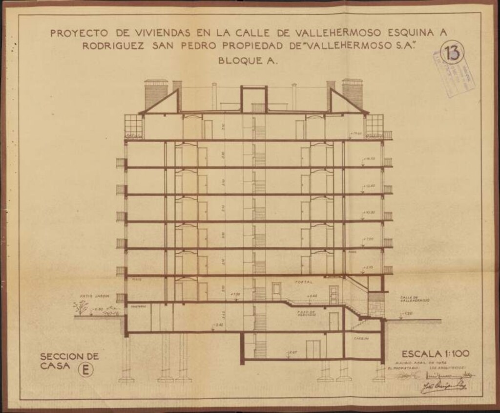 Miniatura de Expediente relativos a la calle Vallehermoso 24