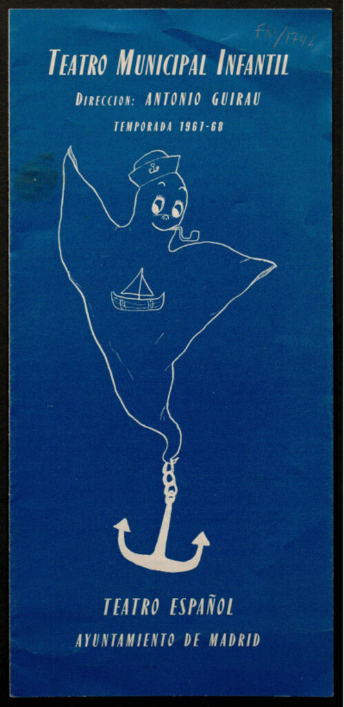 Miniatura de Teatro Municipal Infantil [Temporada 1967-68]... presenta Plutf, el fantasmita de María Clara Machado