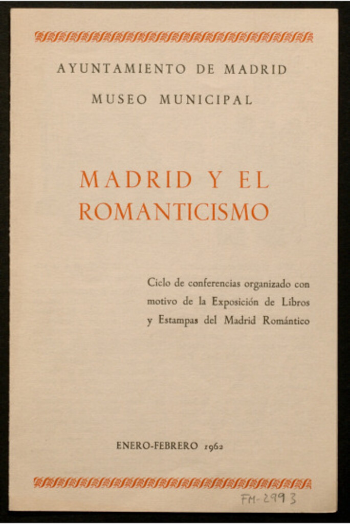 Miniatura de Madrid y el romanticismo