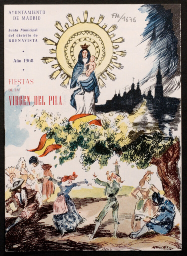 Miniatura de Grandes festejos en honor de la Virgen del Pilar, patrona del distrito : programa oficial