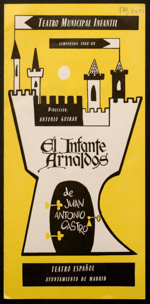 Miniatura de Teatro Municipal Infantil [Temporada 1968-69]... presenta El Infante Arnaldos de Juan Antonio Castro