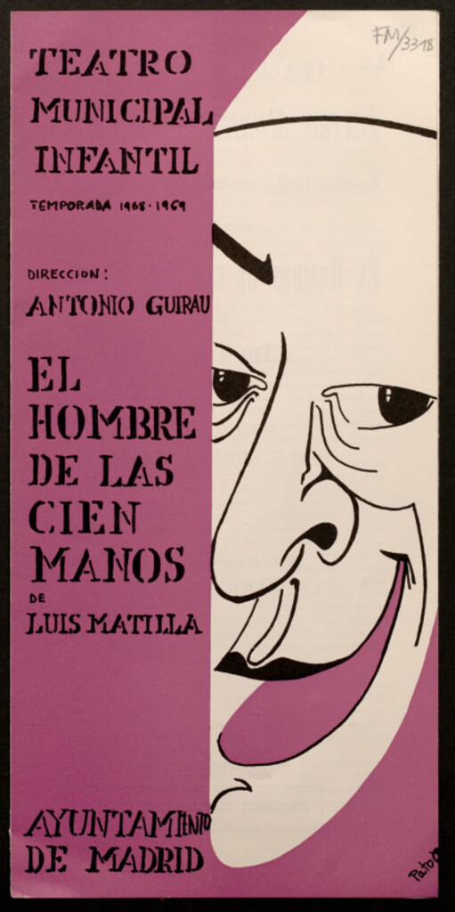 Miniatura de Teatro Municipal Infantil [Temporada 1968-69]... presenta El hombre de las cien manos de Luis Matilla