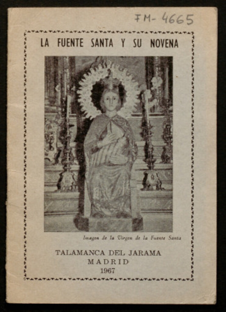 Miniatura de La Fuente Santa y su novena