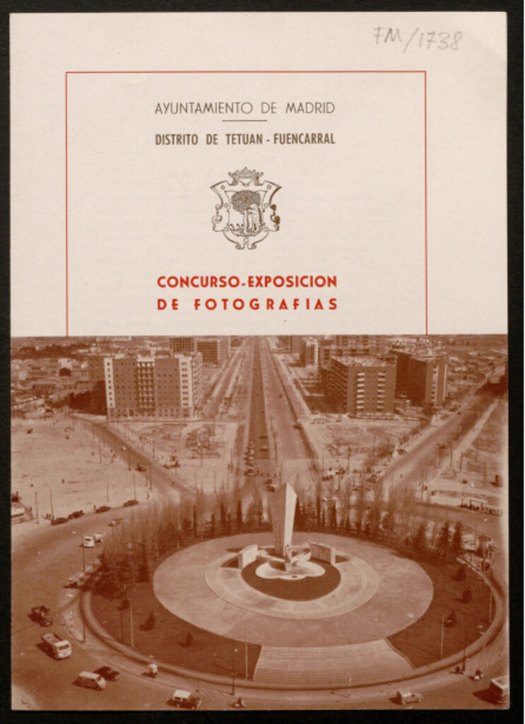 Miniatura de Concurso-oposición de fotografías : [Bases; organizado por la Junta Municipal del distrito de Tetuán-Fuencarral]