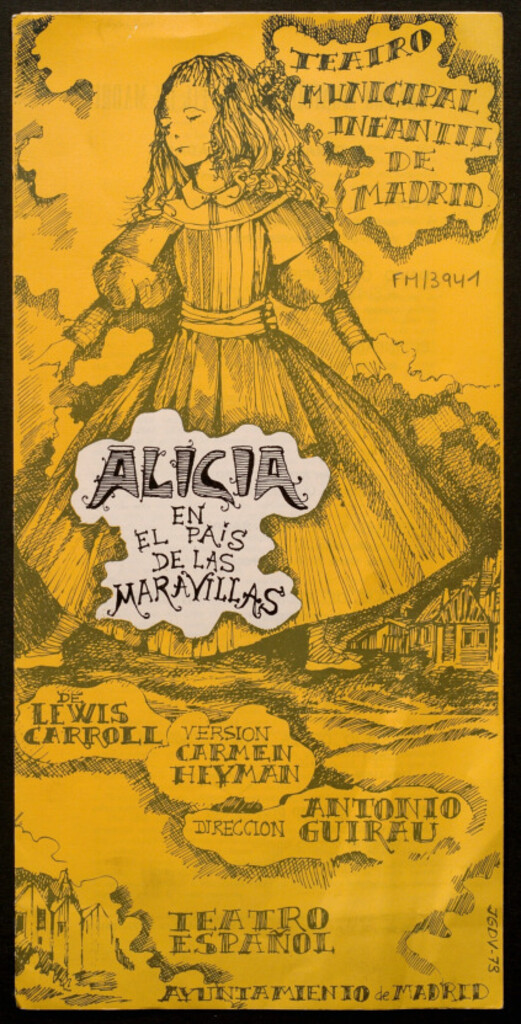 Miniatura de Teatro Municipal Infantil [Temporada 1973-74]... presenta el estreno de Alicia en el pais de las maravillas de Lewis Carroll