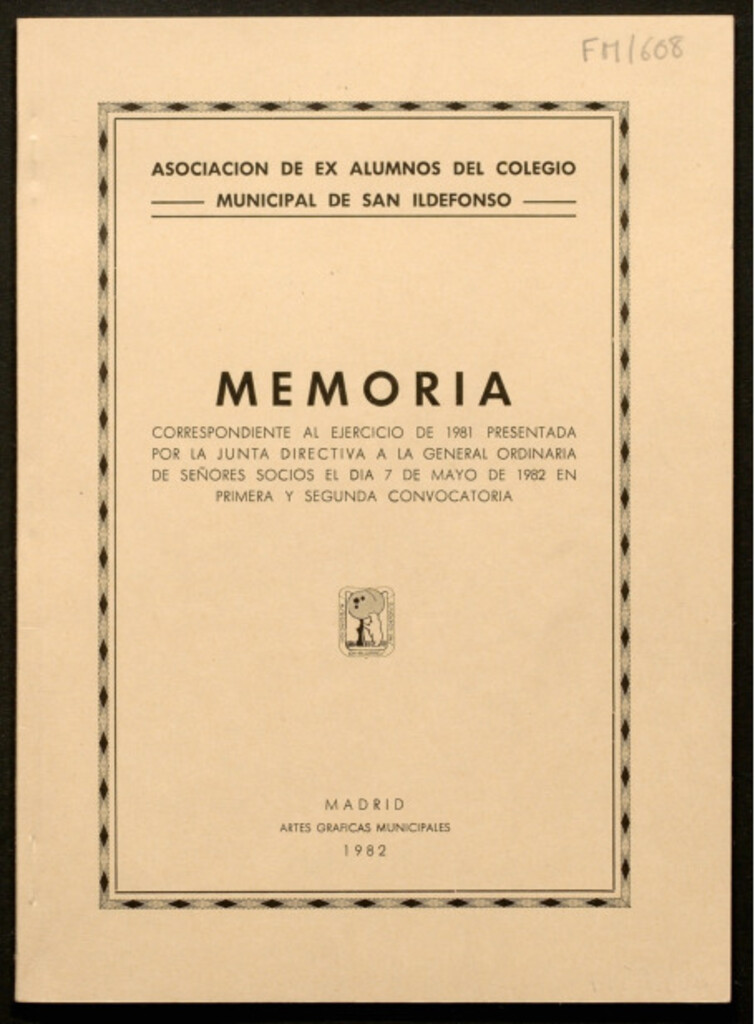 Miniatura de Memoria correspondiente al ejercicio de 1981...