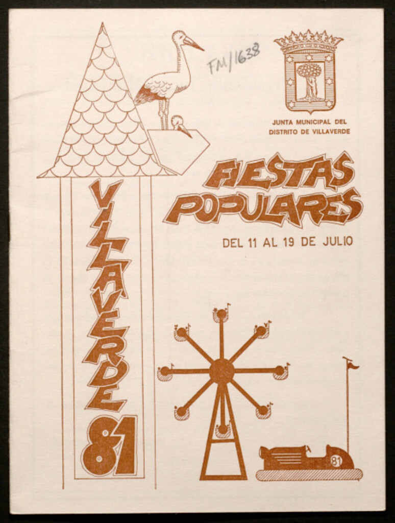 Miniatura de Fiestas populares del 11 al 19 de julio : [Programa]