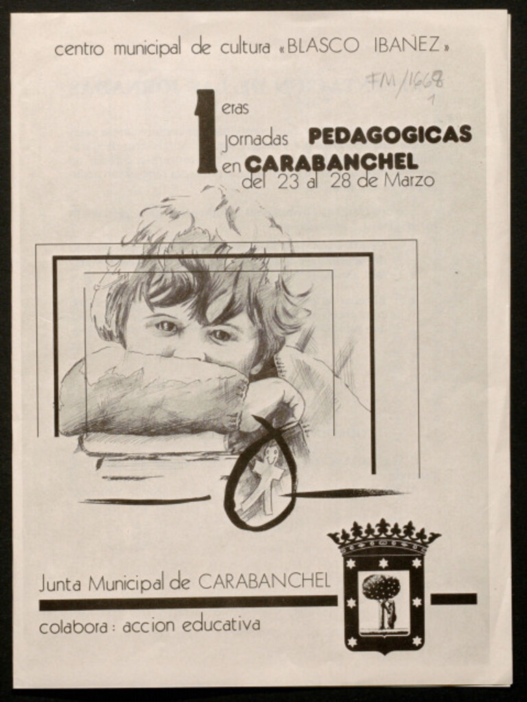 Miniatura de I jornadas pedagógicas en Carabanchel del 23 al 28 de marzo : [Programa]