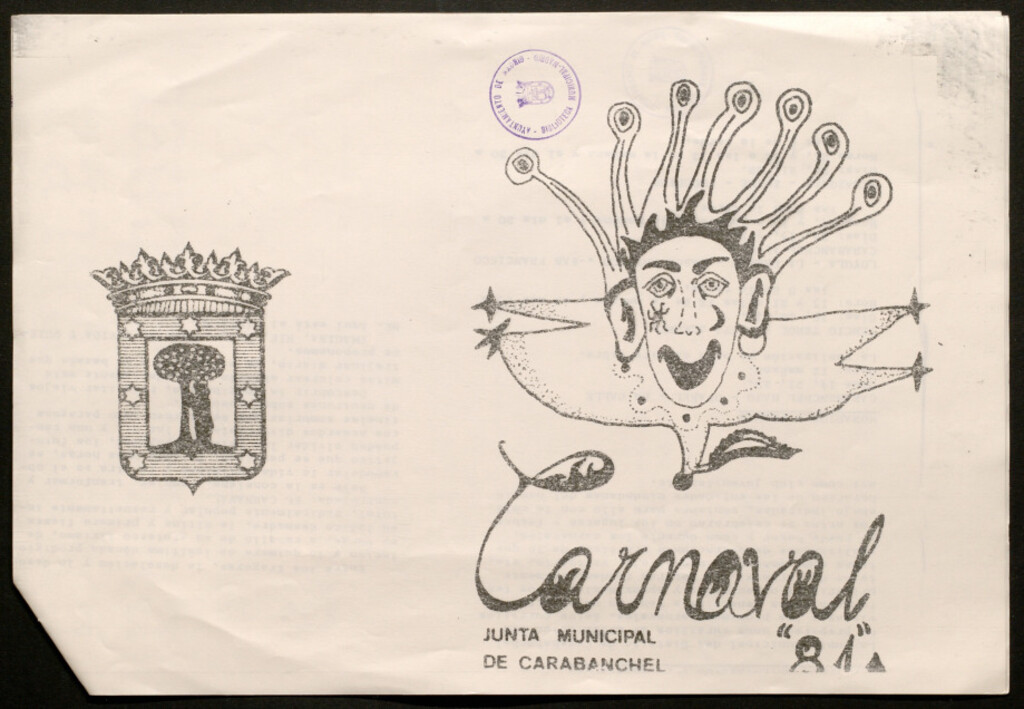Miniatura de Carnavales 1981 : Carabanchel : [Programa]