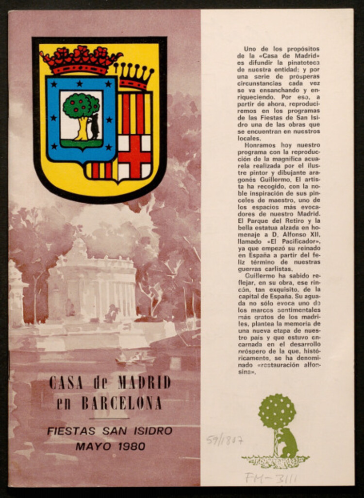 Miniatura de Casa de Madrid en Barcelona: Fiestas San Isidro 1980