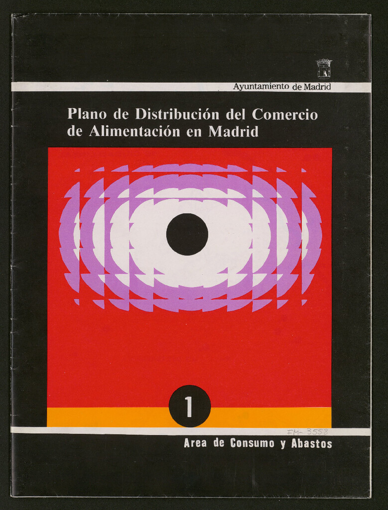 Miniatura de Plano de distribución del comercio de alimentación en Madrid