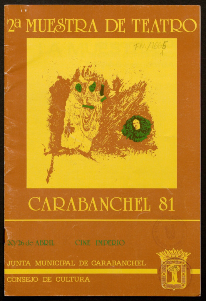Miniatura de 2ª Muestra de Teatro. Carabanchel 81, 20-26 de abril. Cine Imperio : [Programa de actos]