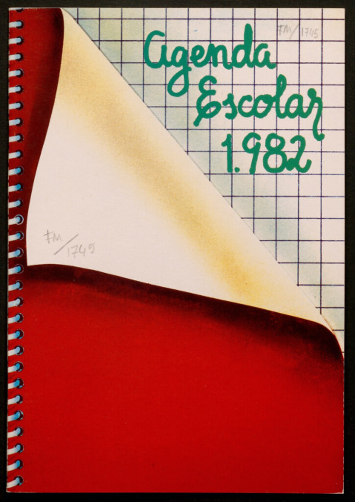 Miniatura de Agenda escolar 1982