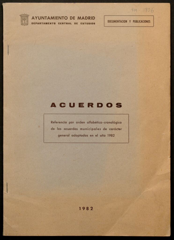 Miniatura de Referencia de Acuerdos de carácter general del Ayuntamiento Pleno y de la Comisión Permanente