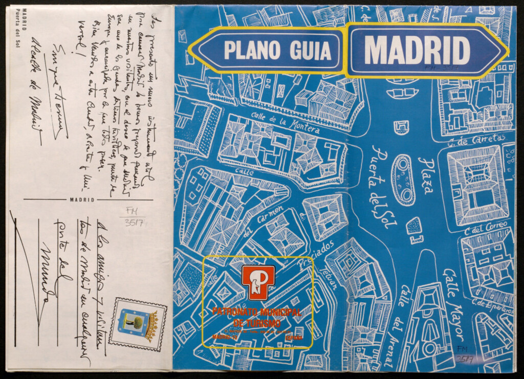Miniatura de Madrid, plano guia