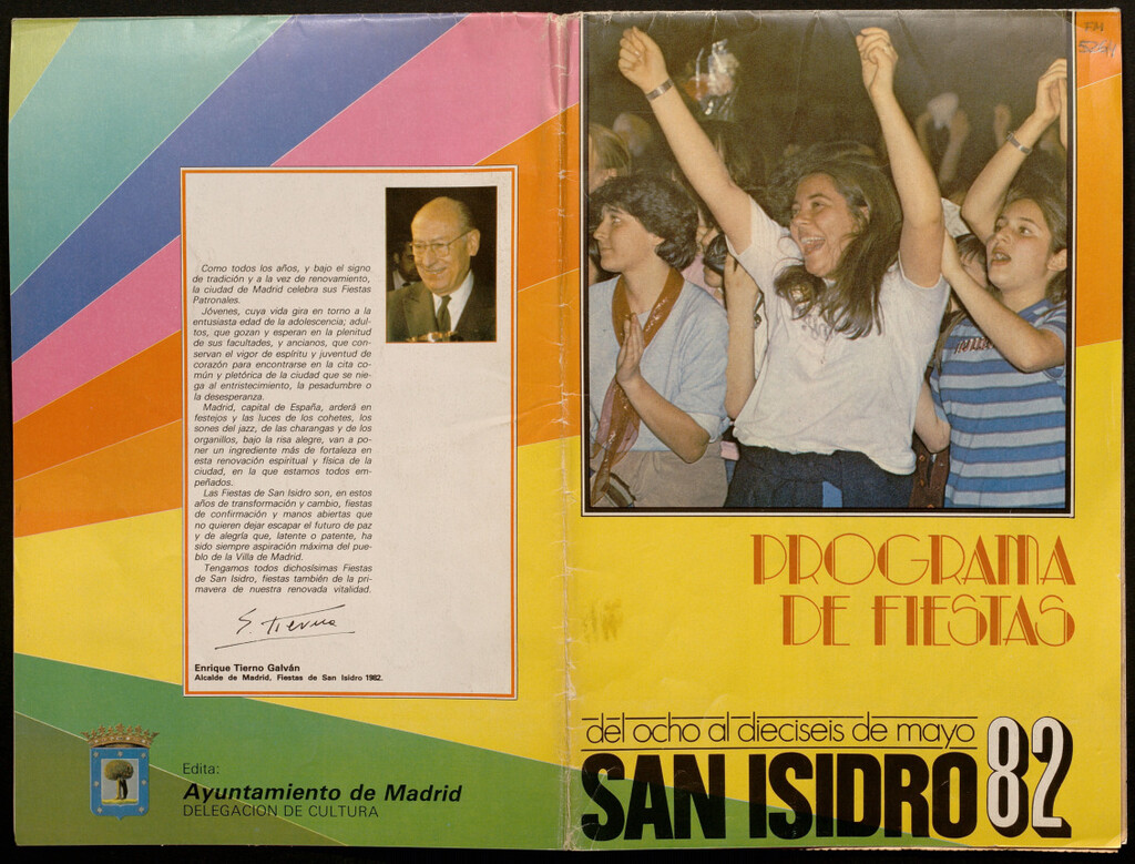 Miniatura de San Isidro 82 : programa de fiestas : del 8 al 16 de mayo