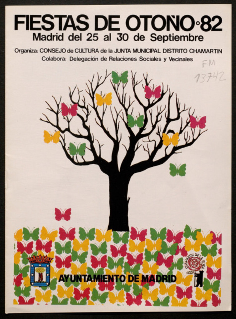 Miniatura de Fiestas de otoño 82 [Folleto] : Madrid del 25 al 30 de septiembre