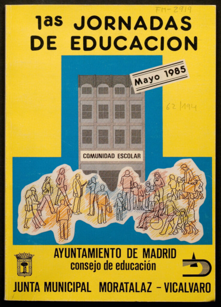 Miniatura de 1as. Jornadas de educación : mayo 1985