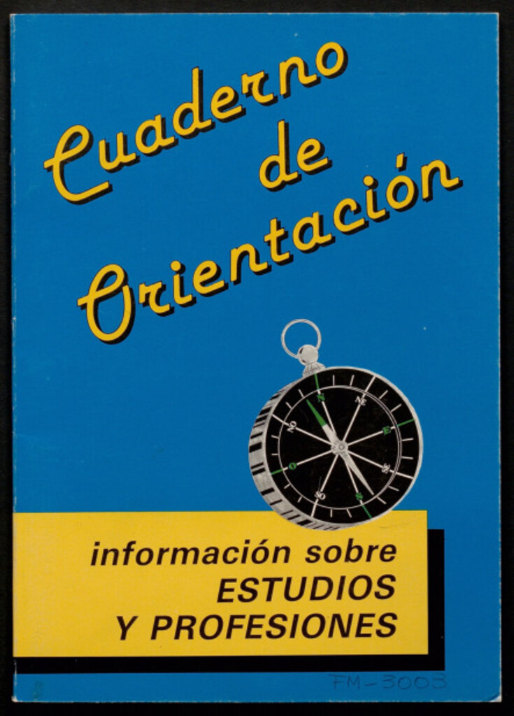 Miniatura de Información sobre estudios y profesiones: cuaderno de orientación