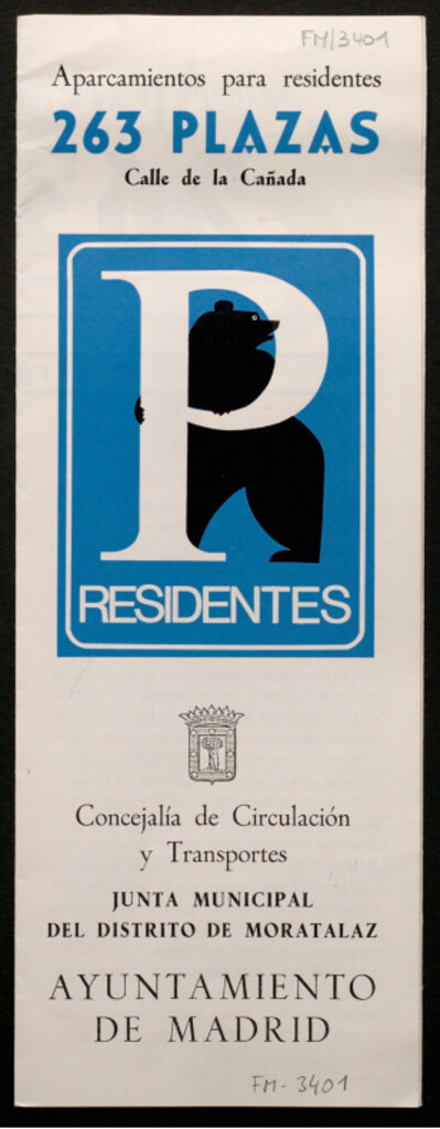 Miniatura de Aparcamientos para residentes 236 plazas : Calle de la Cañada