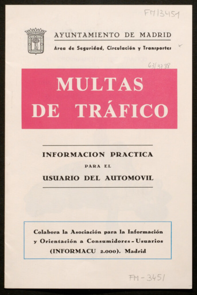 Miniatura de Multas de tráfico : información práctica para el usuario del automóvil