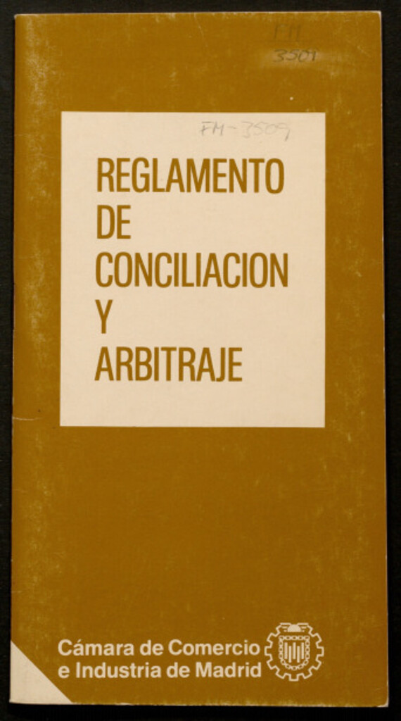 Miniatura de Reglamento de conciliación y arbitraje