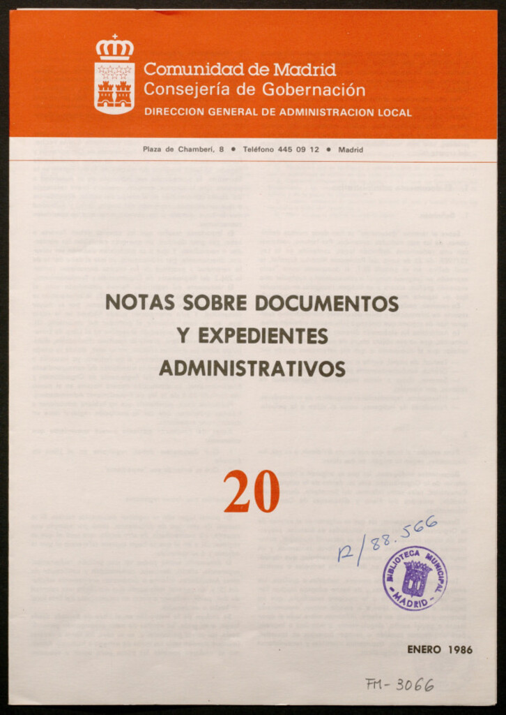 Miniatura de Notas sobre documentos y expedientes administrativos