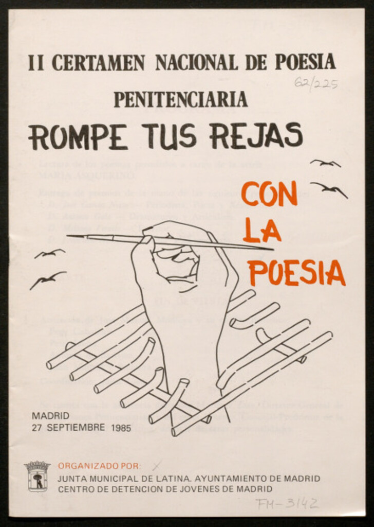 Miniatura de II Certamen nacional de poesia penitenciaria : rompe tus rejas con la poesia