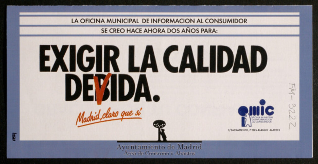 Miniatura de La Oficina municipal de información al consumidor se creó hace ahora dos años para: Exigir la calidad deb/vida