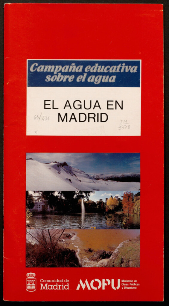 Miniatura de El agua en Madrid : Campaña educativa sobre el agua