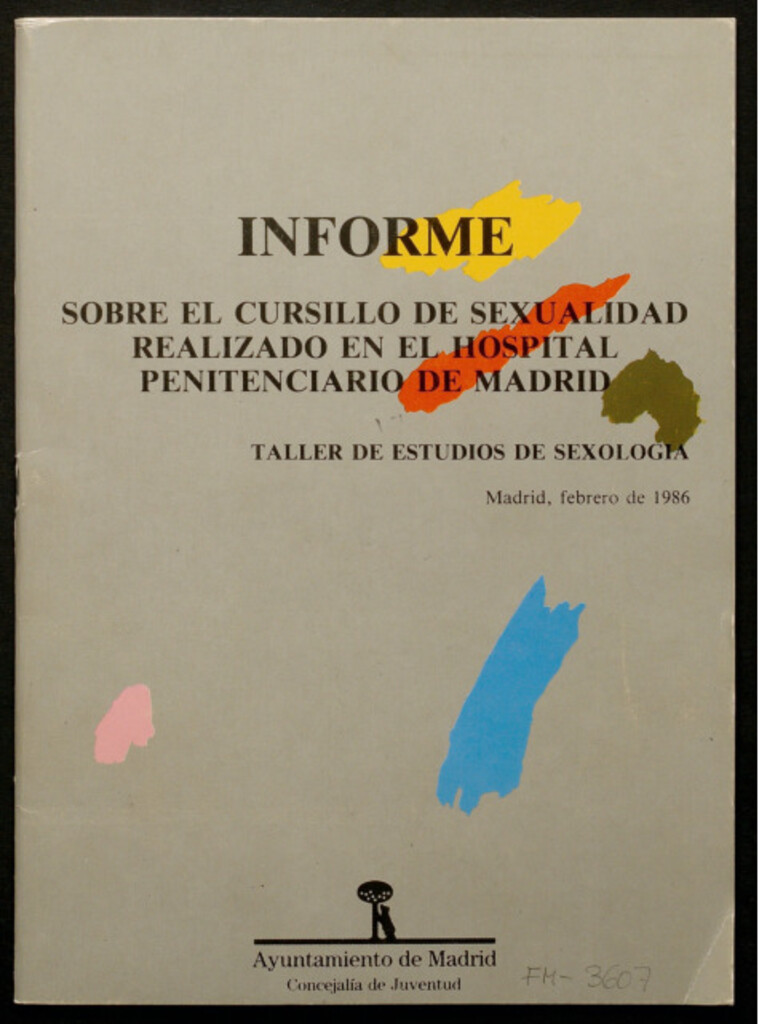 Miniatura de Informe sobre el cursillo de sexualidad realizado en el hospital penitenciario de Madrid