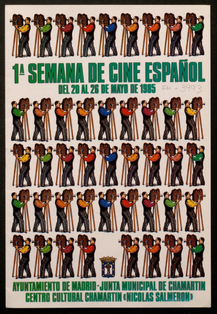 Miniatura de 1ª Semana de cine español, del 20 al 26 de mayo de 1985 en : [salón de actos del Centro Cultural Chamartín Nicolás Salmerón]