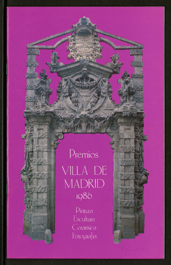 Miniatura de Premios Villa de Madrid 1986: pintura, escultura, cerámica, fotografía