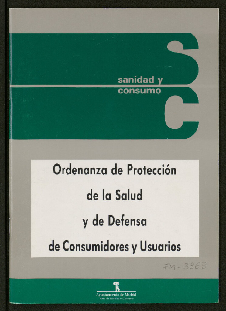 Miniatura de Ordenanza de protección de la salud y de defensa de consumidores y usuarios