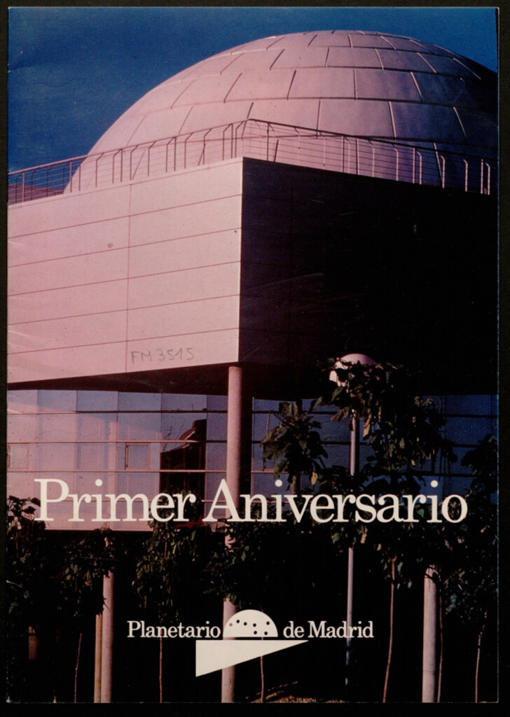 Miniatura de Planetario de Madrid : primer aniversario