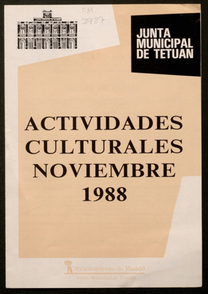 Miniatura de Actividades culturales noviembre 1988