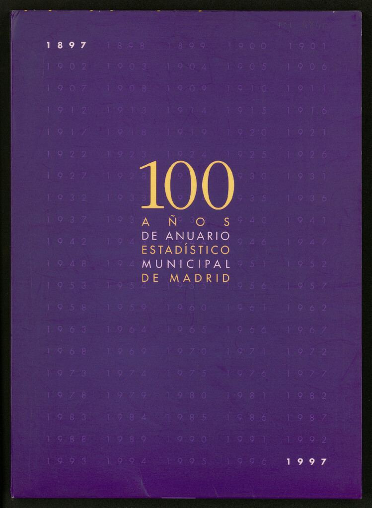Miniatura de 100 años de Anuario estadístico municipal de Madrid : 1897-1997