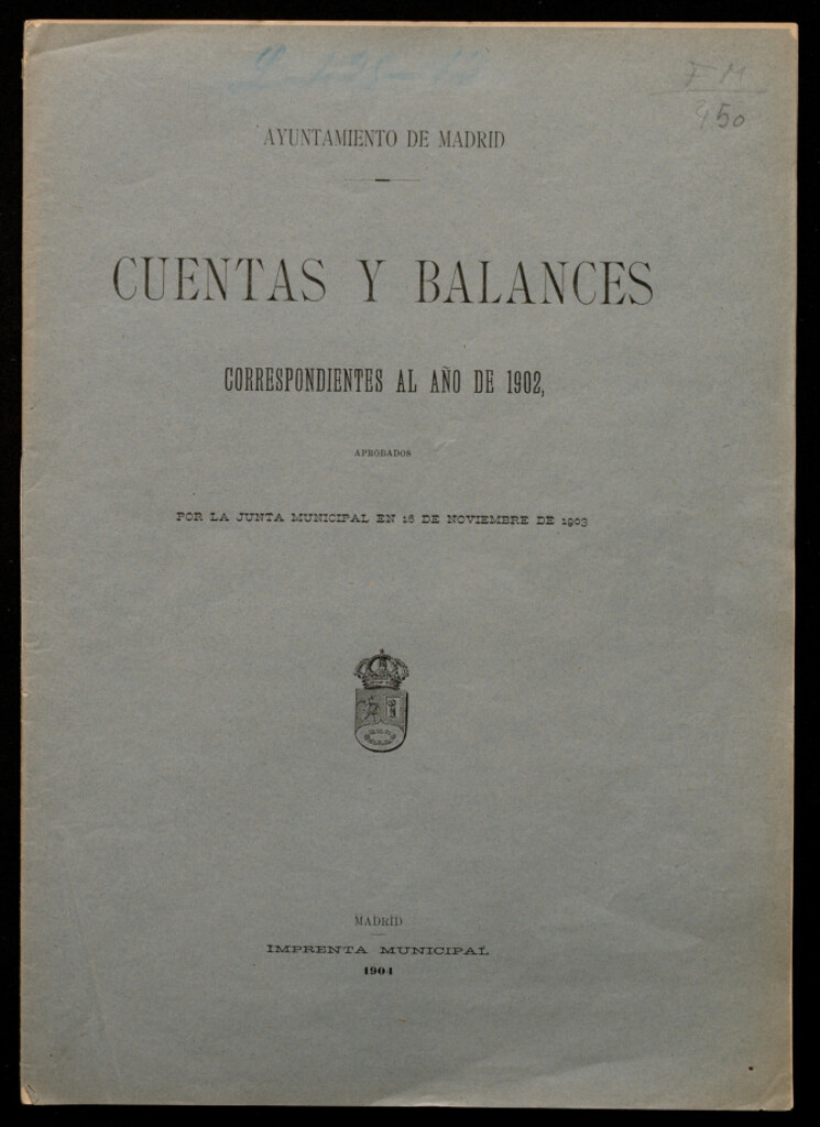 Miniatura de Cuentas y balances...