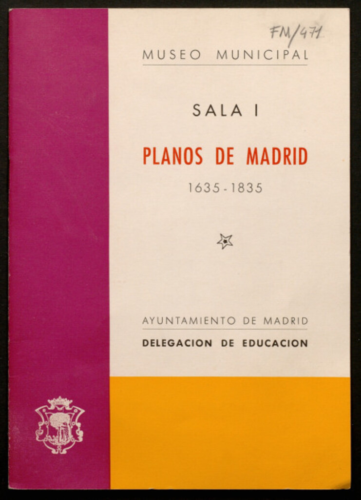 Miniatura de Sala I : planos de Madrid : 1635-1835