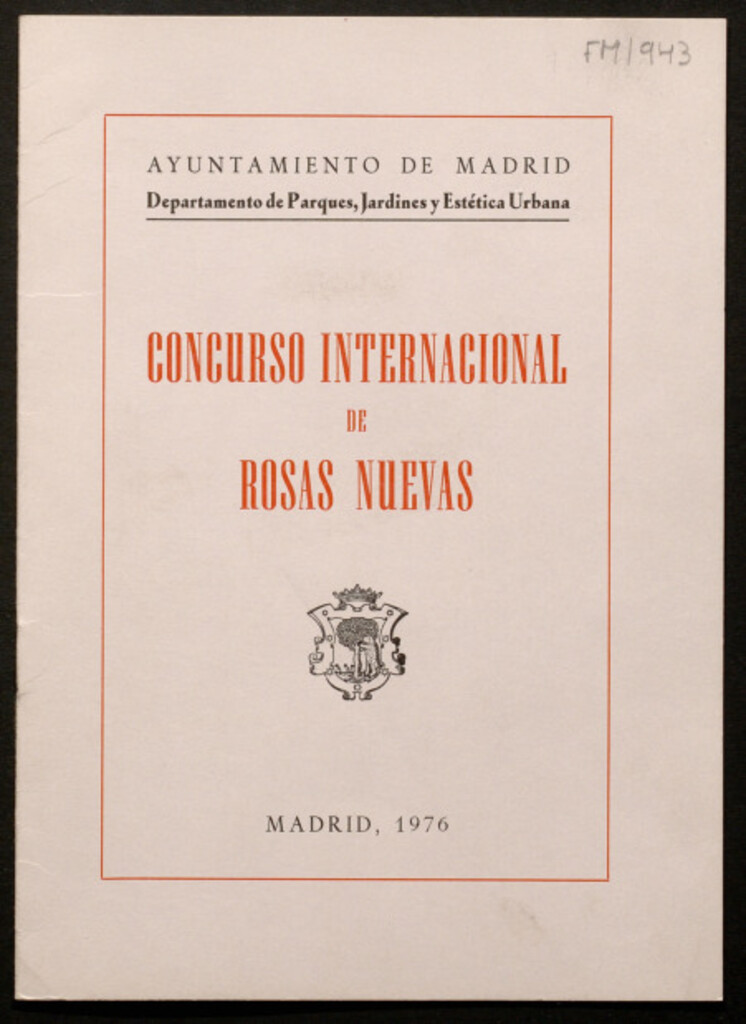 Miniatura de Concurso Internacional de Rosas Nuevas : [bases]