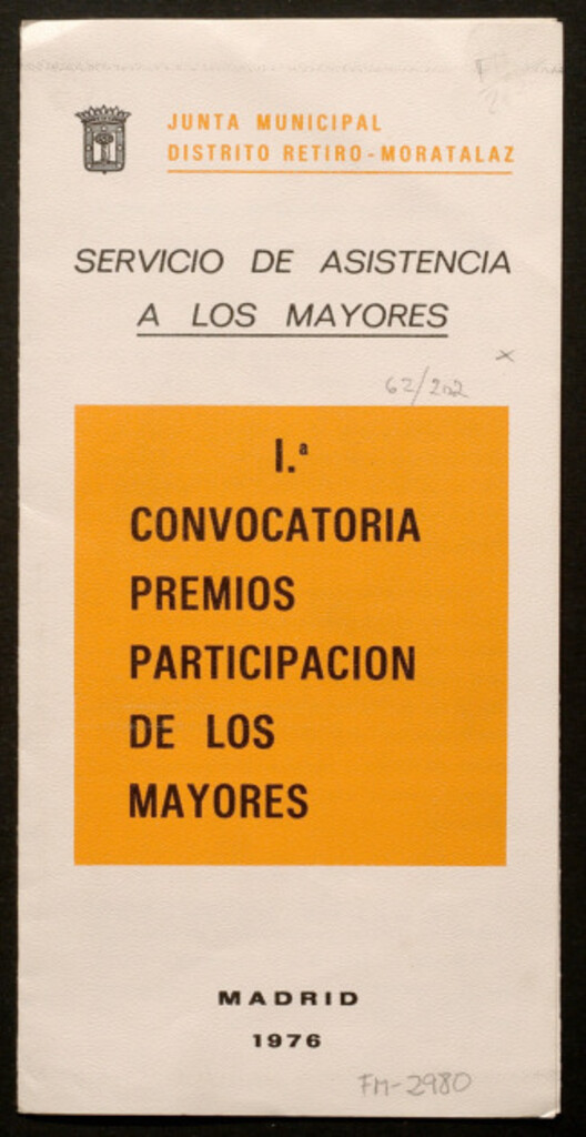 Miniatura de 1ª convocatoria premios partipación de los mayores