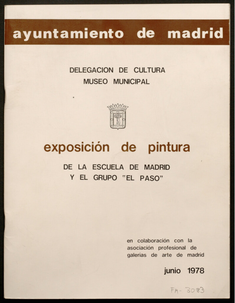 Miniatura de Exposición de pintura de la Escuela de Madrid y el grupo El Paso: junio 1978