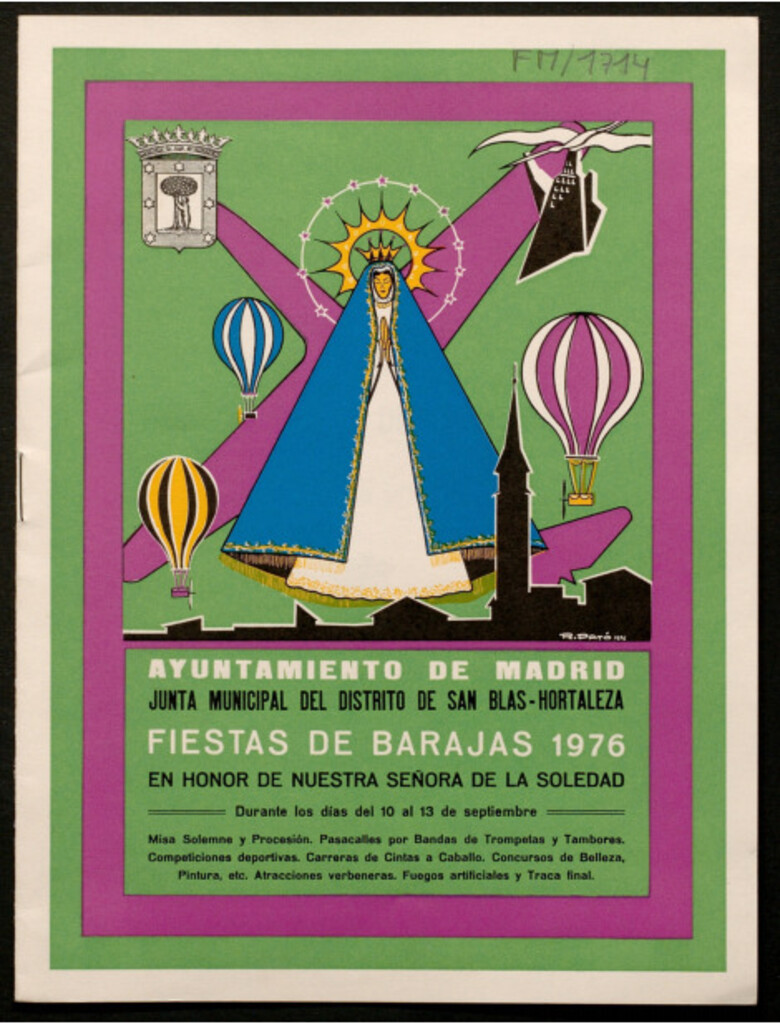 Miniatura de Grandes festejos organizados en honor de Nuestra Señora de la Soledad durante los días del 10 al 13 de septiembre : programa oficial