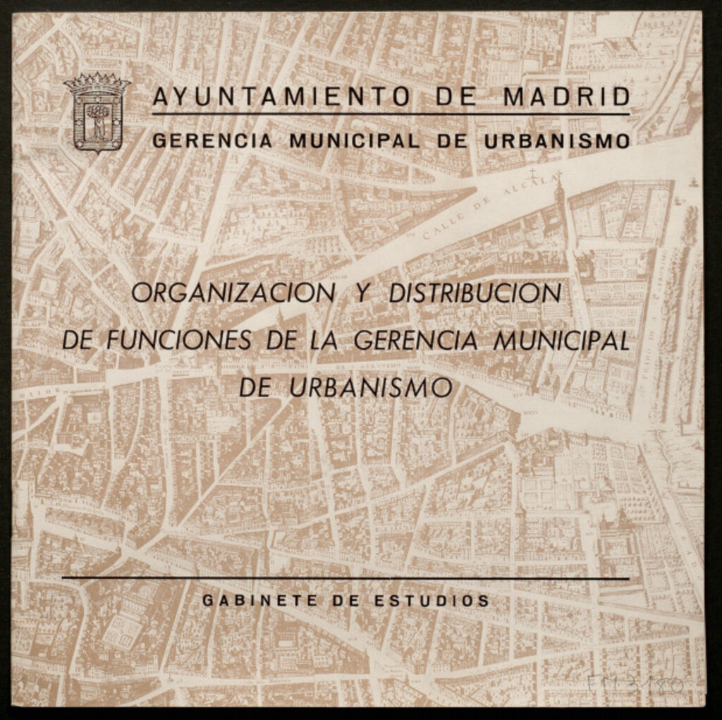 Miniatura de Organización y distribución de funciones de la gerencia municipal de urbanismo