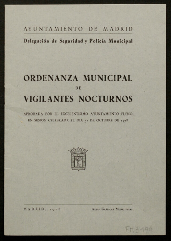 Miniatura de Ordenanza municipal de vigilantes nocturnos...