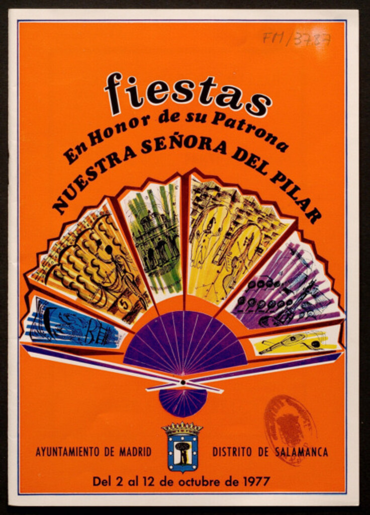 Miniatura de Grandes festejos en honor de su patrona Nuestra Señora del Pilar durante los días del 2 al 12 de octubre de 1977 : programa oficial
