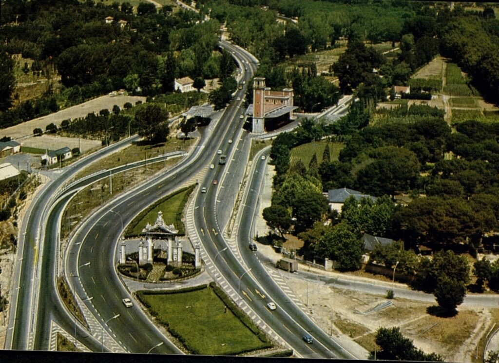 Miniatura de Puerta de Hierro. Vista aérea
